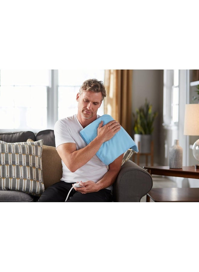 Sunbeam 731-500 Heating Pad with Ultra Heat Technology - Light Blue - Image 4